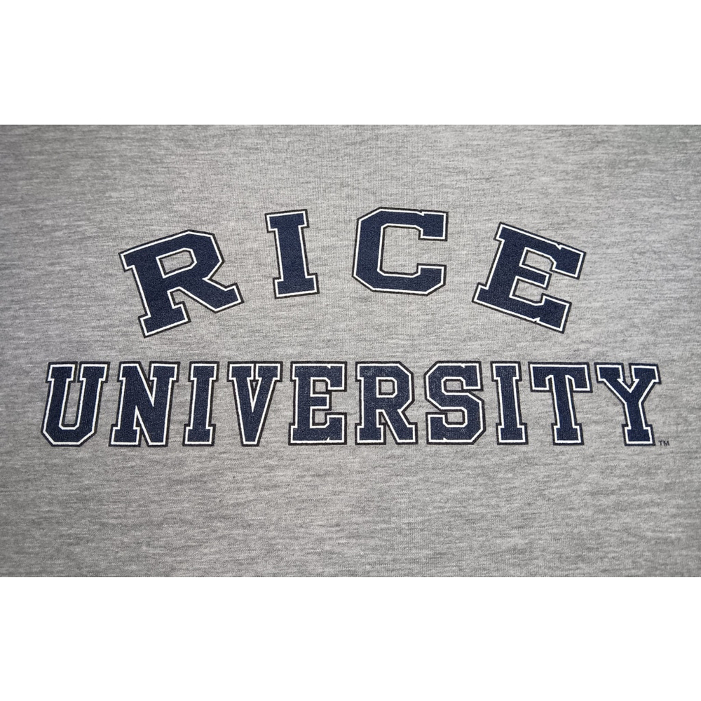 Vintage Rice University Owls Men’s XL T-Shirt L/S NCAA Gray Tee JanSport - Picture 5 of 9